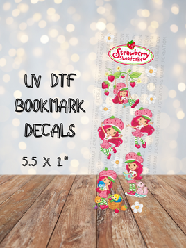 2009 Strawberry Shortcake UV DTF Bookmark