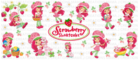 Strawberry Shortcake Over The Years UV DTF Libby Wrap Bundle