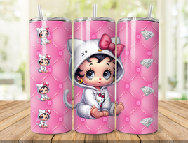 Betty Boop Kitty 20oz Tumbler