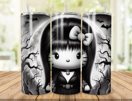 20oz Elvira Kitty  Sublimation Tumbler Wrap EXCLUSIVE