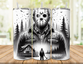 20oz Jason Voorhees 1 Sublimation Tumbler Wrap EXCLUSIVE