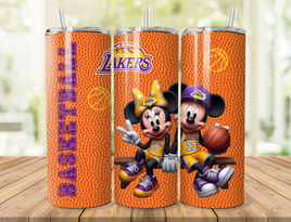 Lakers Mouse Basketball 20oz Tumbler