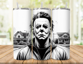 20oz Michael Myers 2 Sublimation Tumbler Wrap EXCLUSIVE