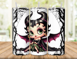 20oz Betty Maleficent Sublimation Tumbler Wrap EXCLUSIVE