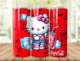 Icy Cold Cola Kitty 20oz Tumbler