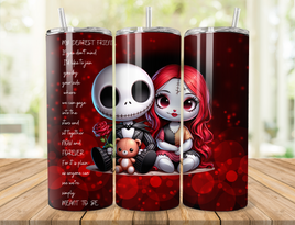 Jack & Sally 20oz Tumbler