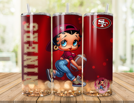 Betty Boop Niners 20oz Tumbler