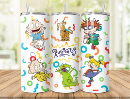 20oz UV DTF Tumbler Wrap Rugrats