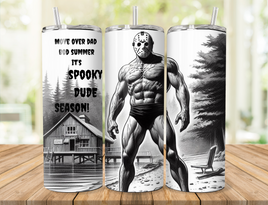 20oz Spooky Dude Season 2 Sublimation Tumbler Wrap EXCLUSIVE