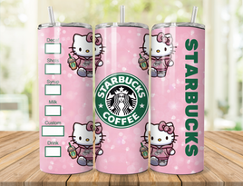 Starbucks Kitty Pink 20oz Tumbler