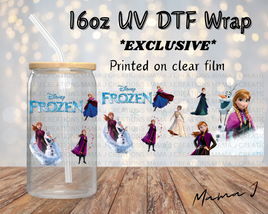 UV DTF Anna Frozen Libbey Wrap 16oz