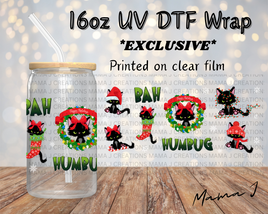 Bah Humbug UV DTF Libby Wrap 16oz