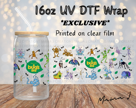 UV DTF Bugslife Libbey Wrap 16oz