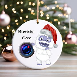 Bumble Cam  UV DTF Christmas Ornament Decal