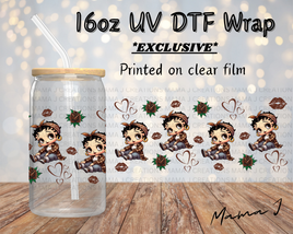 UV DTF Chicano Betty Boop Libbey Wrap 16oz