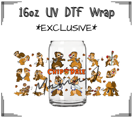 Chip & Dale UV DTF Libby Wrap 16oz