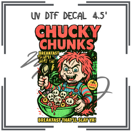 Chucky Chunks UV DTF Decal