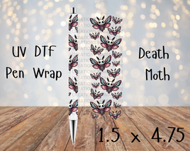 Death Moth UV DTF Pen Wrap