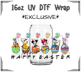 Disney Easter Gang UV DTF Libby Wrap 16oz