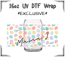 Easter Eggs UV DTF Libby Wrap 16oz