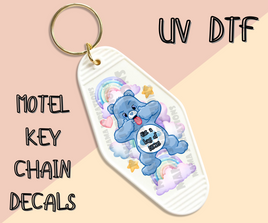 Eat A Bag Of D!cks UV DTF Motel Key Chain Decal