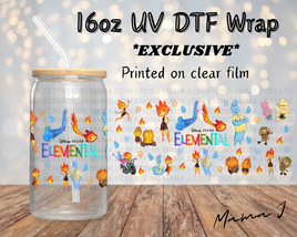 UV DTF Elemental Libbey Wrap 16oz