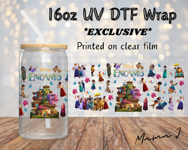 UV DTF Encanto Libbey Wrap 16oz