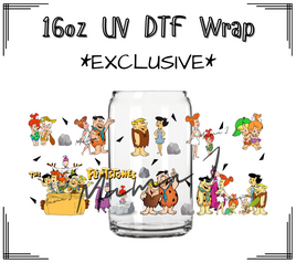 The Flintstones UV DTF Libby Wrap 16oz