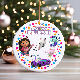 Gabby's Dollhouse UV DTF Christmas Ornament Decal