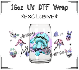 Goth Easter UV DTF Libby Wrap 16oz