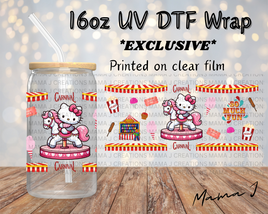 Carnival Kitty Libbey Wrap 16oz