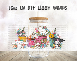 Hello Kitty Drinks 1 Libbey Wrap 16oz