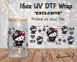 Hello Kitty Goth Libbey Wrap 16oz