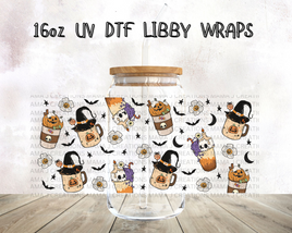 Halloween Coffee Libbey Wrap 16oz