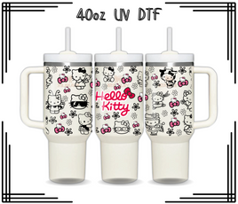 Hello Kitty 1 UV DTF Wrap TOP Only