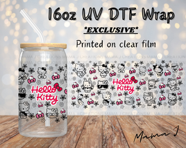 UV DTF Hello Kitty Cuties Libbey Wrap 16oz