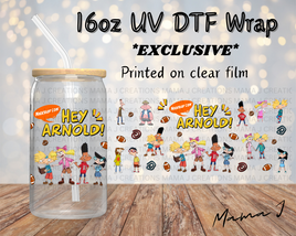 UV DTF Hey Arnold Libbey Wrap 16oz