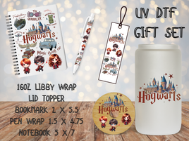 Hogwarts UV DTF Gift Set