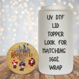 Hogwarts UV DTF Lid Topper