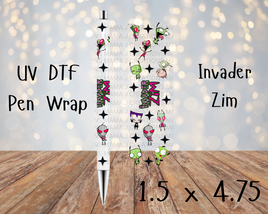 Invader Zim UV DTF Pen Wrap