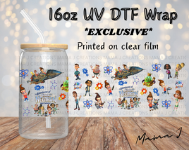 UV DTF Jimmy Neutron Libbey Wrap 16oz