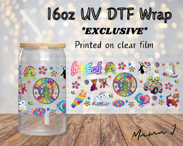 UV DTF Lisa Frank Libbey Wrap 16oz