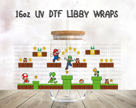 Mario Game Libbey Wrap 16oz