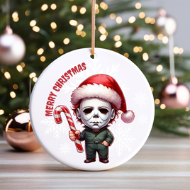 Michael UV DTF Christmas Ornament Decal