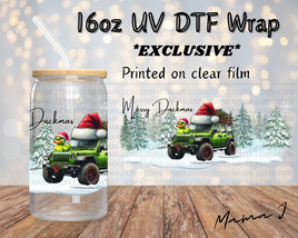 Merry Duckmas UV DTF Libby Wrap 16oz