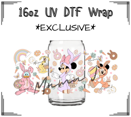 Minnie & Friends Easter UV DTF Libby Wrap 16oz