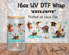 UV DTF Moana Libbey Wrap 16oz