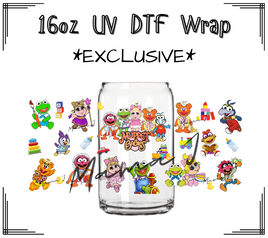 Muppet Babies UV DTF Libby Wrap 16oz