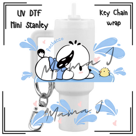 Pochacco UV DTF Mini Stanley Key Chain Wrap