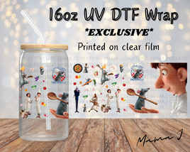 UV DTF Ratatoullie Libbey Wrap 16oz